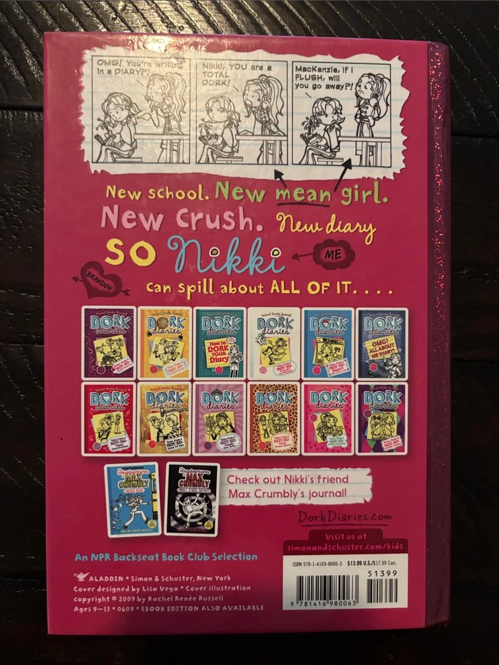 Dork Diaries: Tales from a Not-So-Fabulous Life, Hard Cover